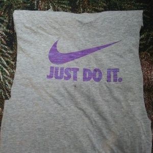 A nike t-shirt